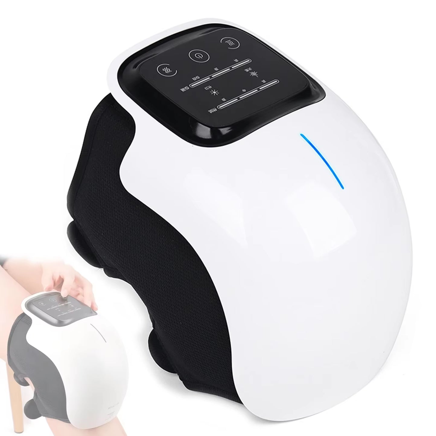 Kneva  – Cordless Knee Massager with Heat, Vibration & LED Control Screen
