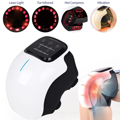 Kneva  – Cordless Knee Massager with Heat, Vibration & LED Control Screen