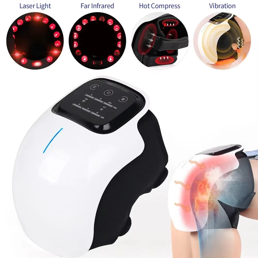 Kneva  – Cordless Knee Massager with Heat, Vibration & LED Control Screen